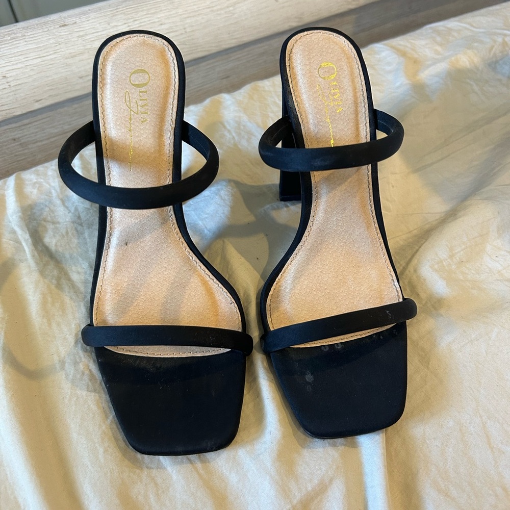 black heels